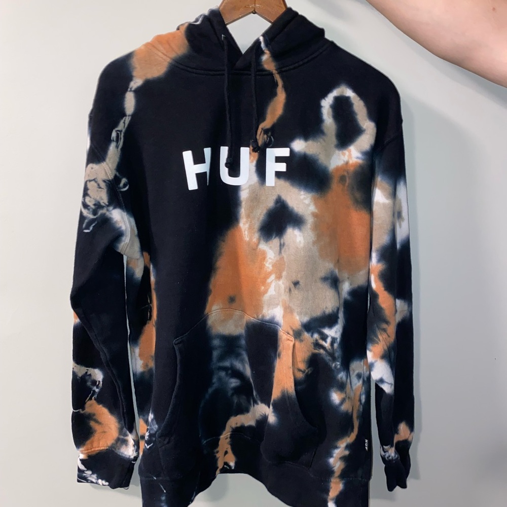 HUF tie dye hoodie